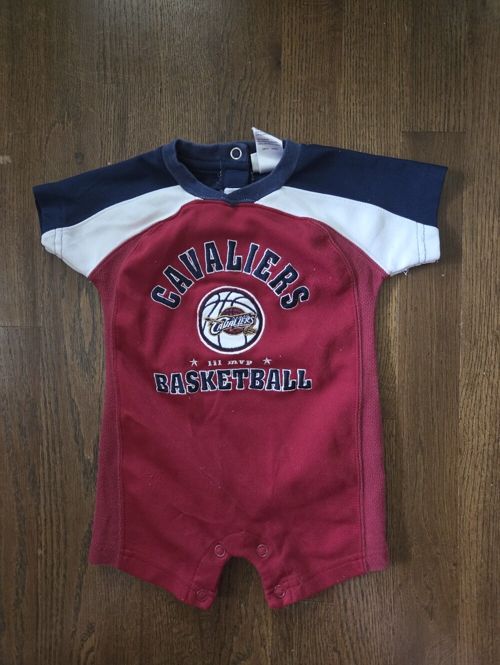 NBA Cleveland Cavaliers 6/9m Shortall Romper